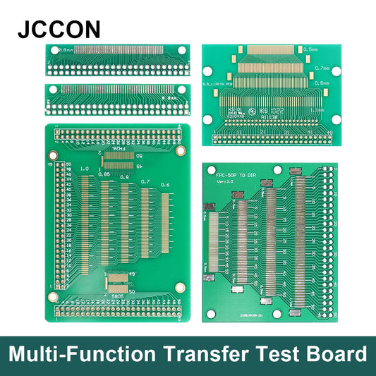 Multi-function transfer test board 50PIN 0.5 to 1.27mm pitch for LCM TFT LCD