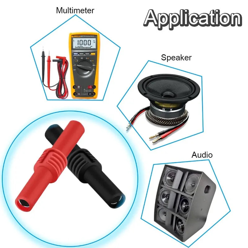 Multi purpose 4mm banana female socket connector