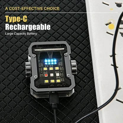 Multifunctional LED torch for emergency and camping