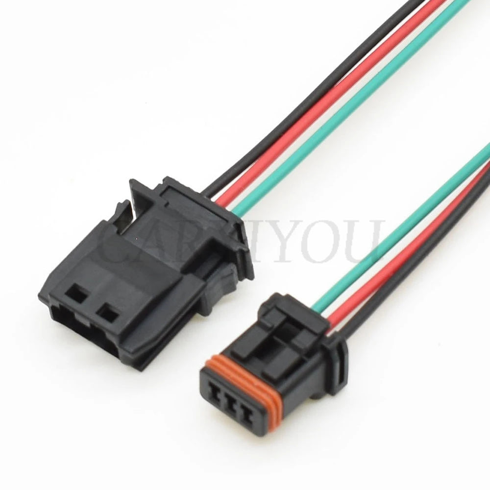 MX19A003S51 3 pin rear view mirror connector used in automotive sensor wiring harness systems
