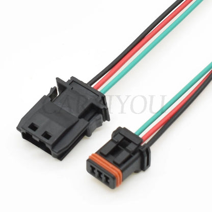 MX19A003S51 3 pin rear view mirror connector used in automotive sensor wiring harness systems
