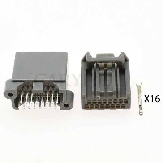 MX34016SF1 16 pin female automotive PCB cable socket wiring harness plug for Honda
