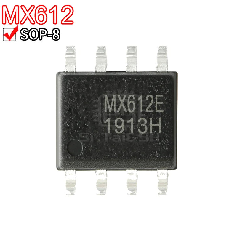 MX612E SOP-8 brushed DC motor driver IC for 1–2S lithium battery motor control circuits and DIY electronics projects
