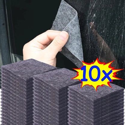 Nano sparkle cloth for scratch removal