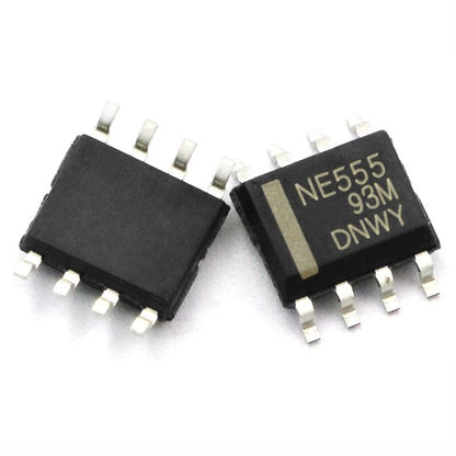 NE555D SOP8 timer IC, high-performance NE555 SMD SOP-8 for electronics circuits, timing, and DIY projects