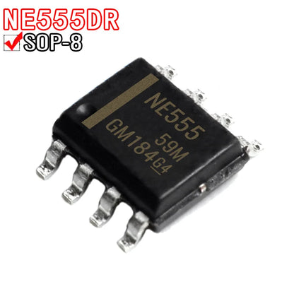 NE555DR SA555DR NE555DT SOP-8 high precision timer IC for time-based circuits, oscillators, and DIY electronics projects