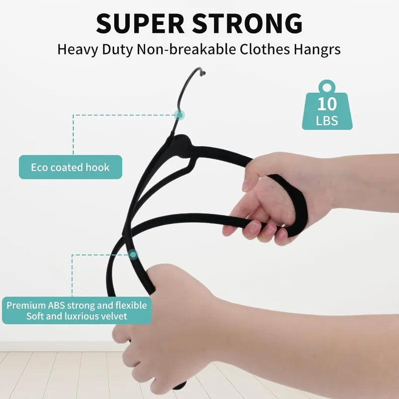 Non marking clothes hanger for household storage