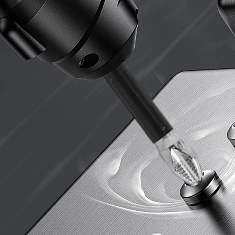 Non-slip magnetic drill bits for electric tools