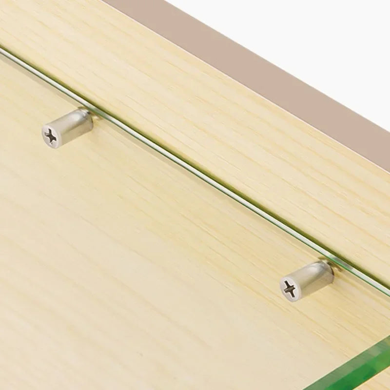 Glass plate holder fixed screw non-slip support