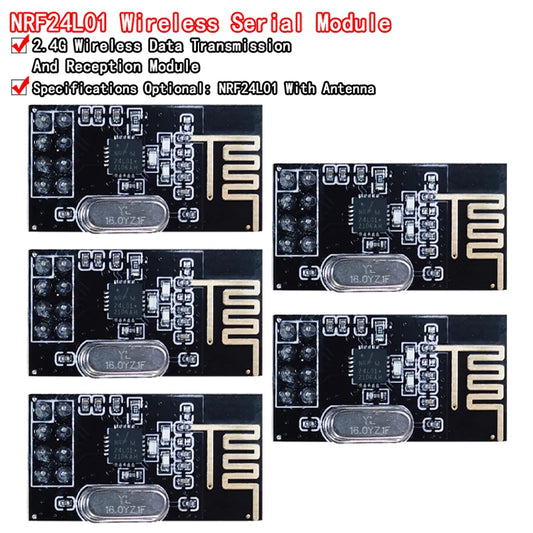 NRF24L01+ 2.4GHz wireless data transmission module, upgraded version, ideal for Arduino, Raspberry Pi, and DIY wireless communication projects