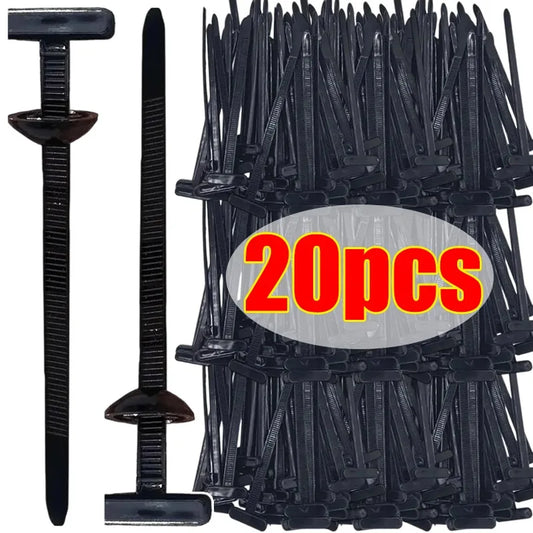 Self-locking nylon cable tie black fastening strap