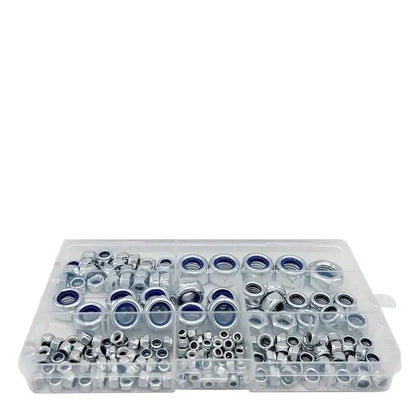 Nylon insert lock nut assortment kit stainless steel