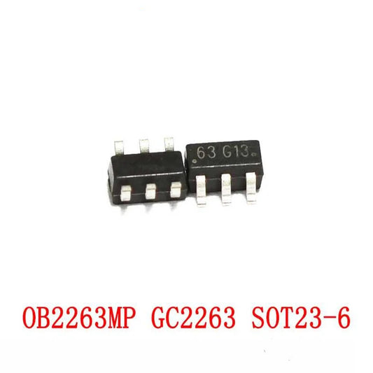 OB2263MP SOT23-6 high-performance power management IC, suitable for electronics circuits and SMD applications