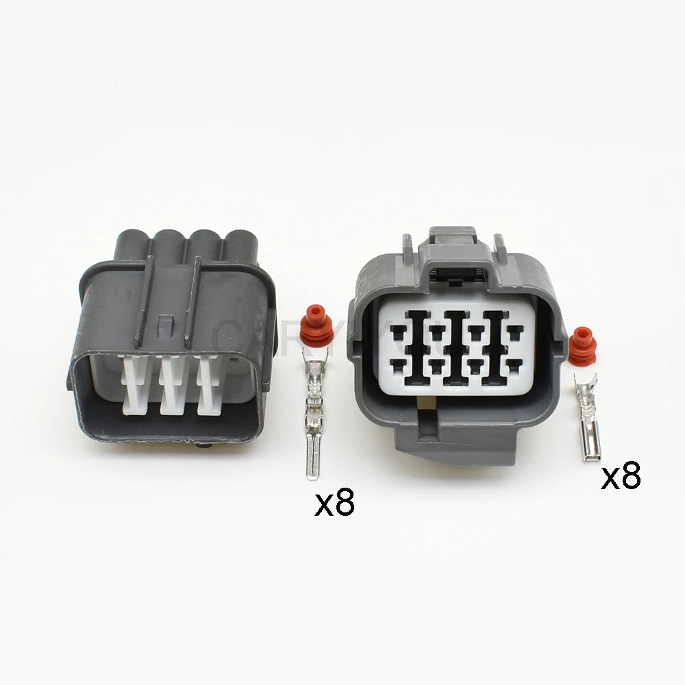 8 pin OBD distributor connector for A/F ratio sensor Acura ignition module transmission for Toyota with locking structure