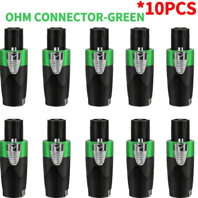 NL4FC Speakon 4 pin XLR connector with ohm head for high quality audio connection