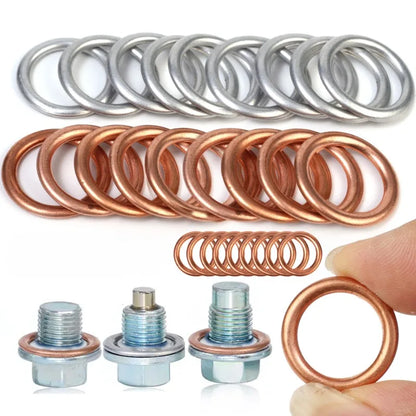 Oil drain gasket compatible with Volkswagen and Audi vehicles