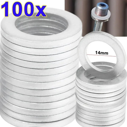 Crush washer for oil drain plug sealing