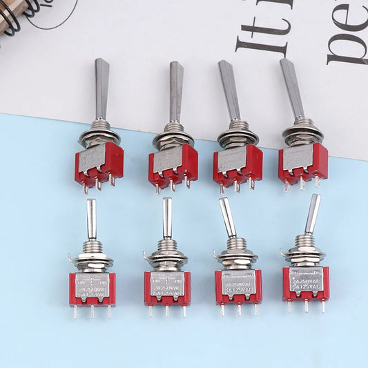 ON OFF ON 3 pin toggle switch DPDT SPST DPST