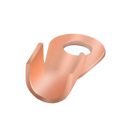 Open crimp lug OT copper terminal structure for reliable cable connections