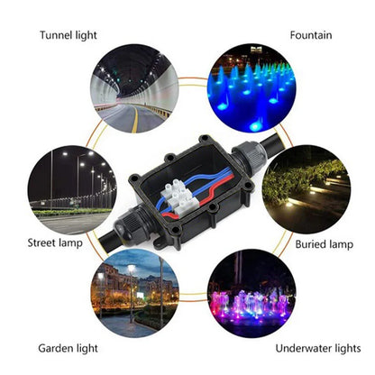 Outdoor IP66 cable connector junction box