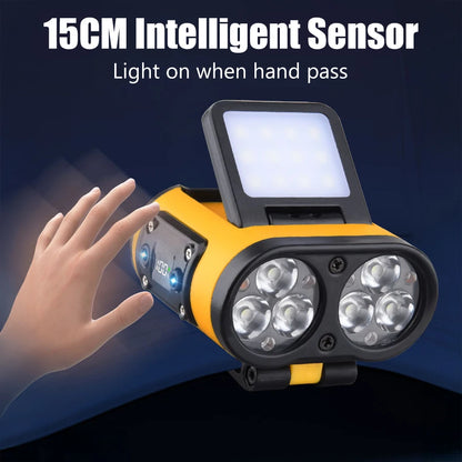 LED headlamp for outdoor camping and activities