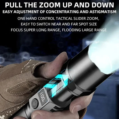 LED tactical torch for outdoor camping