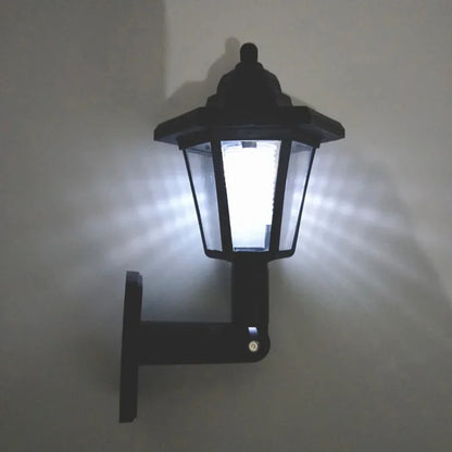Hexagonal LED lantern solar light, outdoor waterproof lamp for patio, garden, and walkway