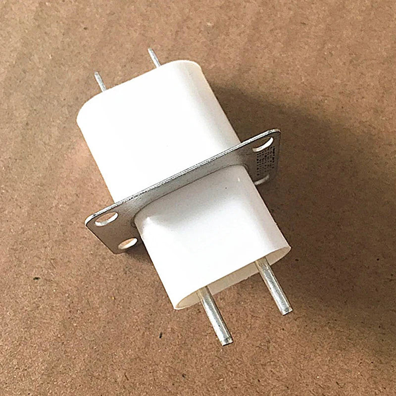 White 4 pin socket converter for microwave oven magnetron filament connection