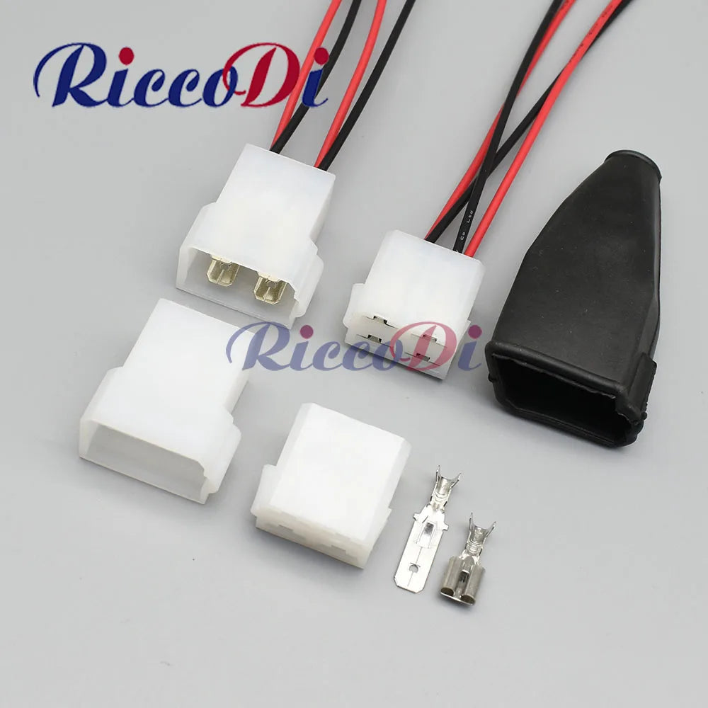 180900 180901 Oxygen Sensor Inserts White Plastic Connectors with Terminals DJ70411-6.3-11 4P Automotive Connectors