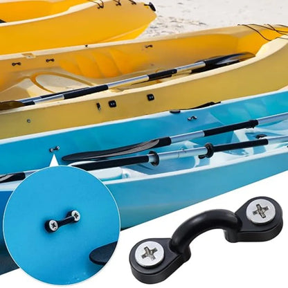 Pad eyes deck rigging accessories for canoe and boat tie down