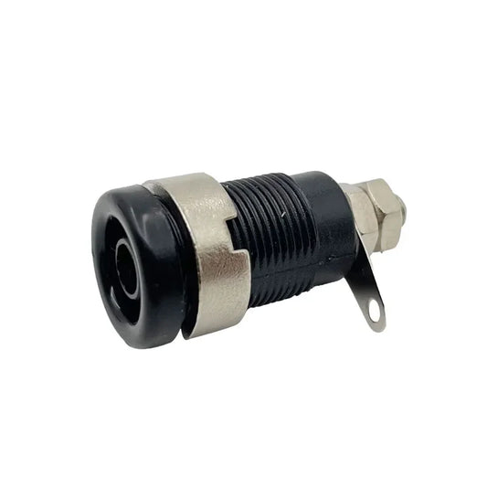 4mm 32A panel mount banana socket, insulated female binding post jack connector for electrical DIY use