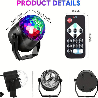 LED disco ball light for party atmosphere