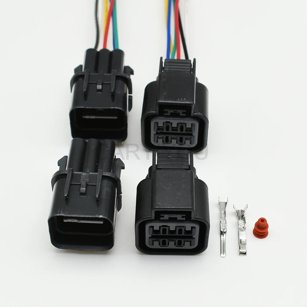 PB621-06020 6 pin car electrical head lamp connector plug waterproof