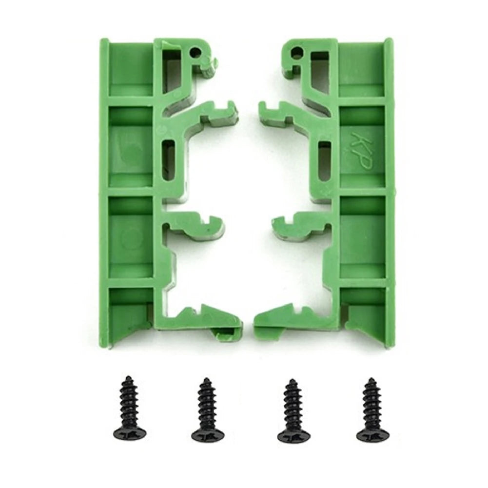 PCB DIN C45 rail mount adapter for DIN 35 mounting rails, plastic PCB bracket clips, 35mm electrical part