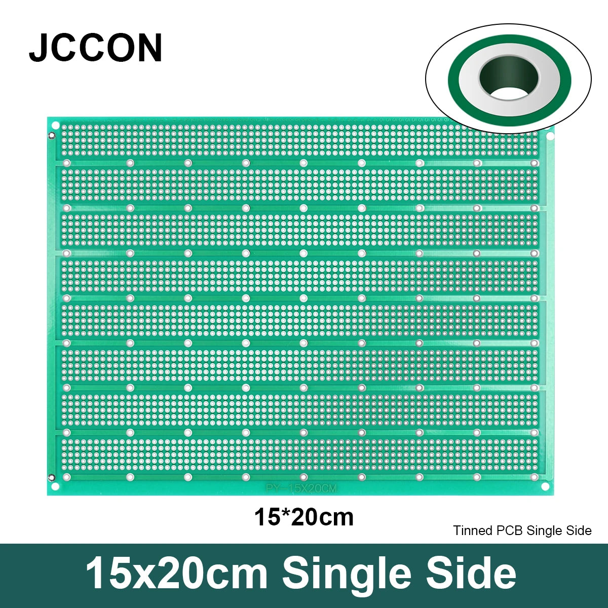 PCB prototype board 15x20cm single-side 2.54mm pitch universal DIY soldering plate