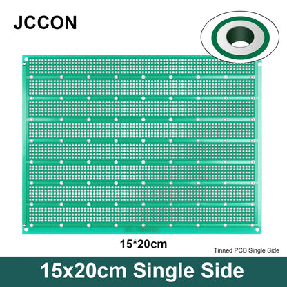 PCB prototype board 15x20cm single-side 2.54mm pitch universal DIY soldering plate