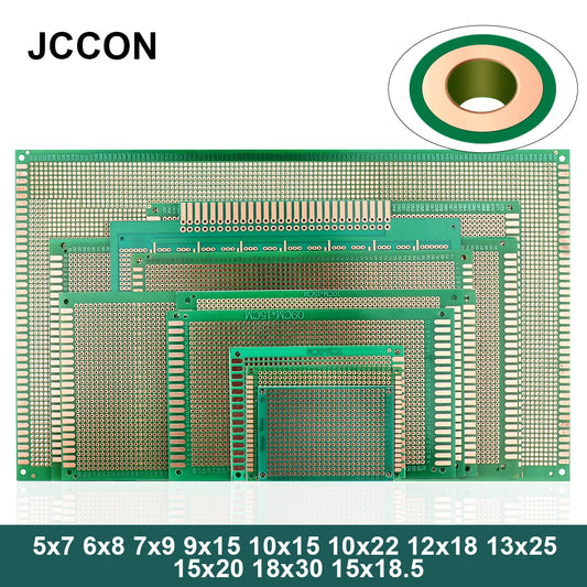 PCB prototype board set 5x7, 6x8, 7x9, 9x15, 10x15, 10x22, 12x18cm universal DIY single-hole soldering plates