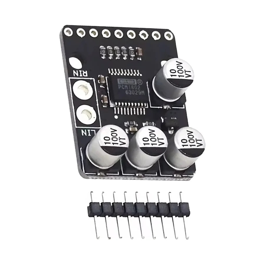 PCM1802 24bit 96kHz audio stereo A/D converter module with analog input for digital PCM amplifier and player applications