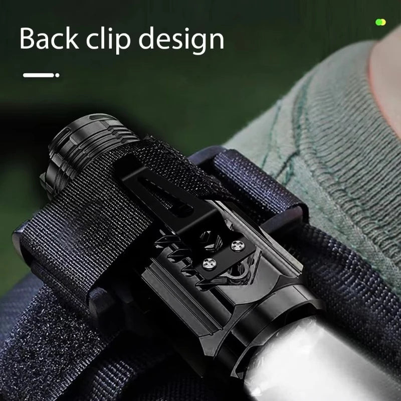 LED pen flashlight with pocket clip