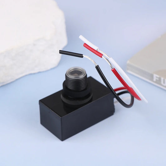 Photocell sensor switch for dusk to dawn outdoor street light automation