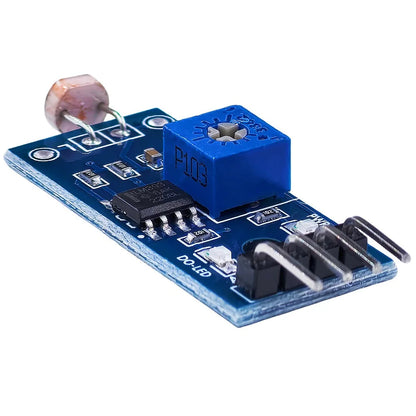 4-pin photosensitive sensor module with 3.3-5V input, photoresistor light detection module for Arduino DIY electronics projects