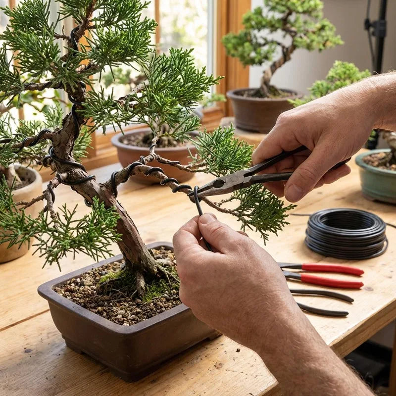 Bonsai wire for plant shaping and branch support