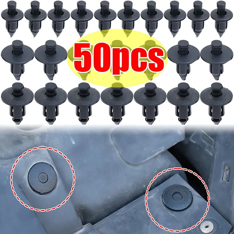 8mm plastic rivet fastener push pin clip