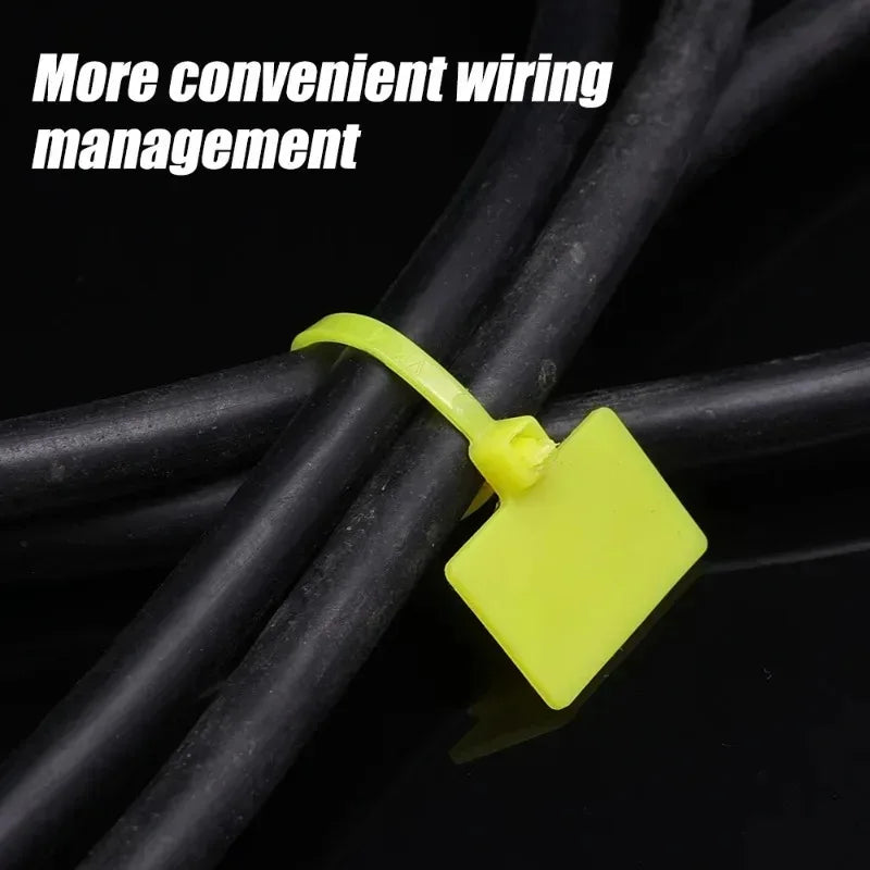 Plastic zip ties for wire wrap and fixing