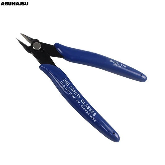 PLATO 170 diagonal pliers, side cutting wire cutter, ideal for DIY electronics, precision wire cutting, and hobby projects