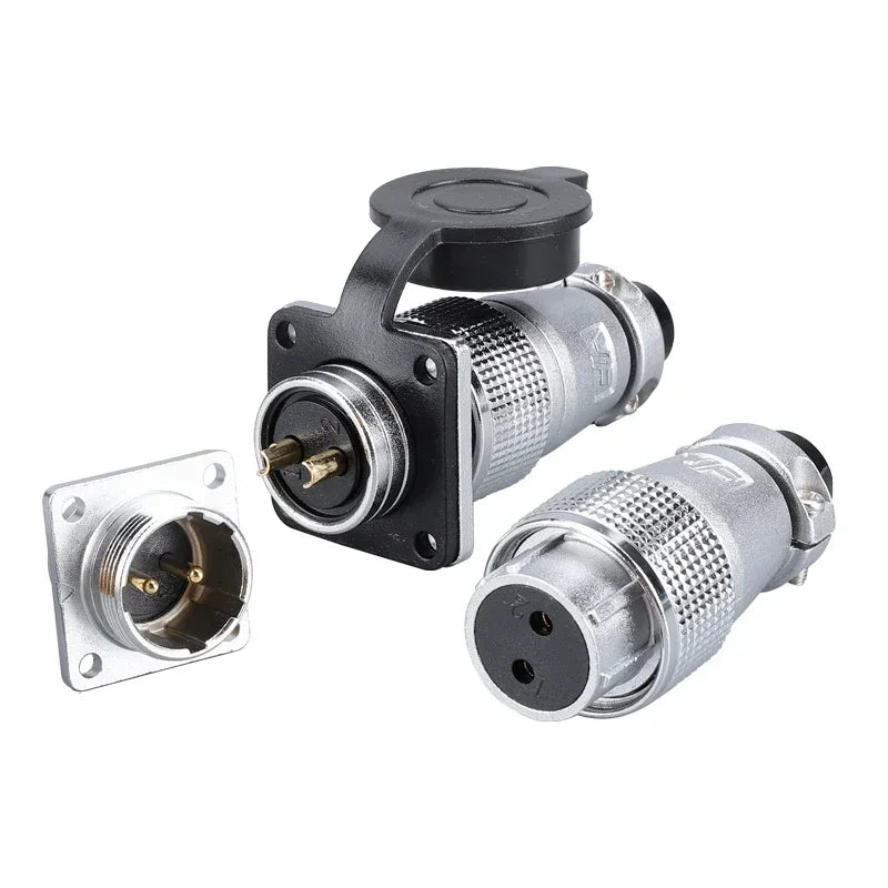 Structure of PLS20 WS20 TP20 aviation connector with 20mm opening diameter and male/female circular plug socket