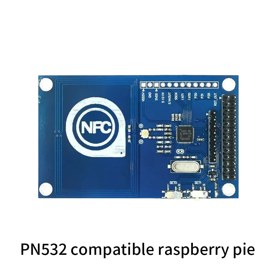 PN532 13.56MHz NFC card reader module compatible with Raspberry Pi and Arduino for contactless communication