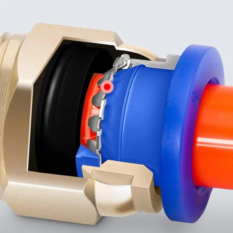 PC pneumatic air connector hose fittings for pipe quick connect applications in industrial use