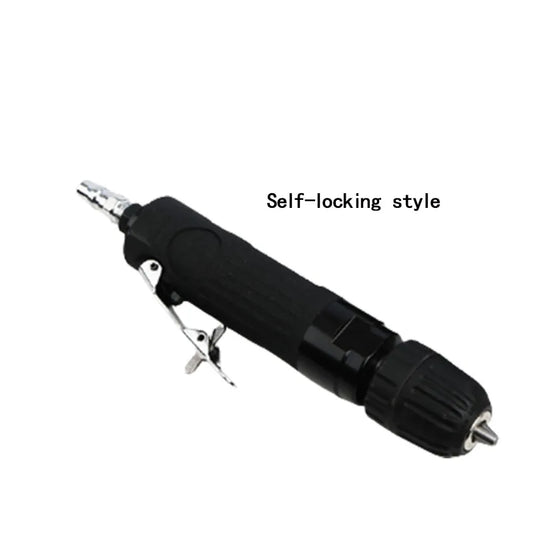 Adjustable clamping gear chuck on 3/8 inch pneumatic air drill