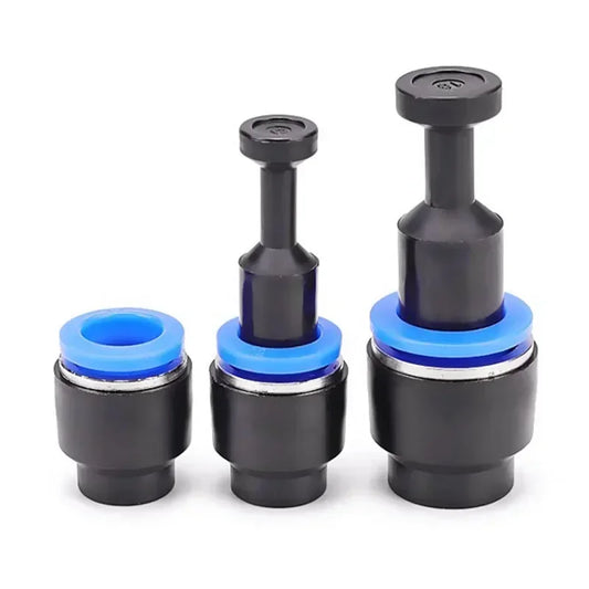 PP PPF nylon pneumatic blanking plug showing push fit connector sizes 4mm 6mm 8mm 10mm 12mm 16mm